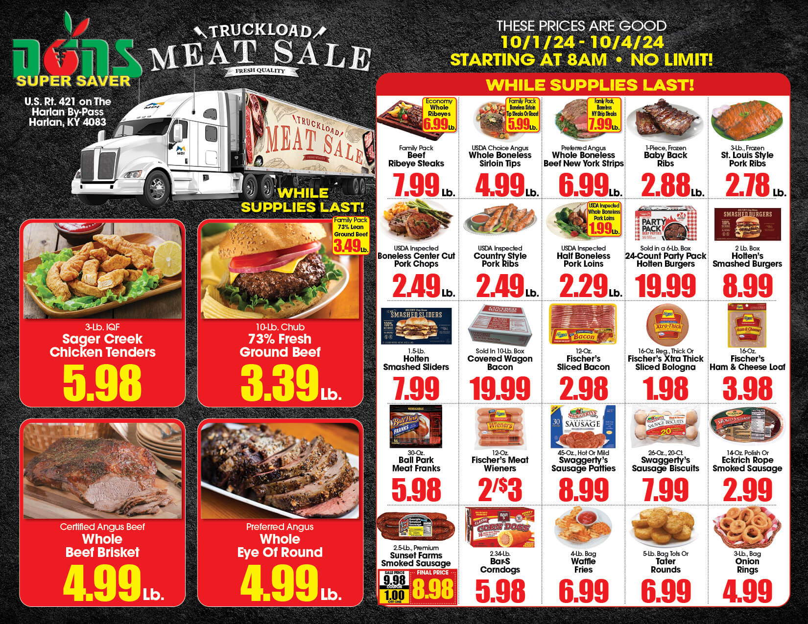 Truckload Meat Sale Page 1